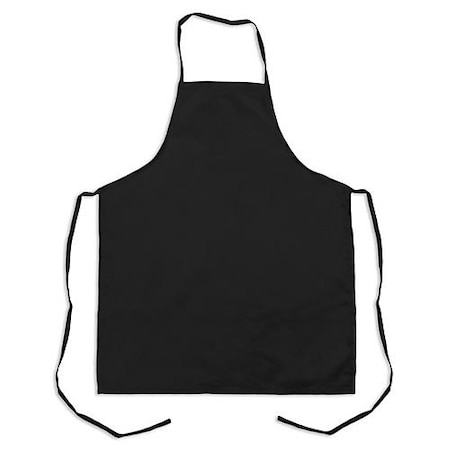 32 In Black Bib Apron